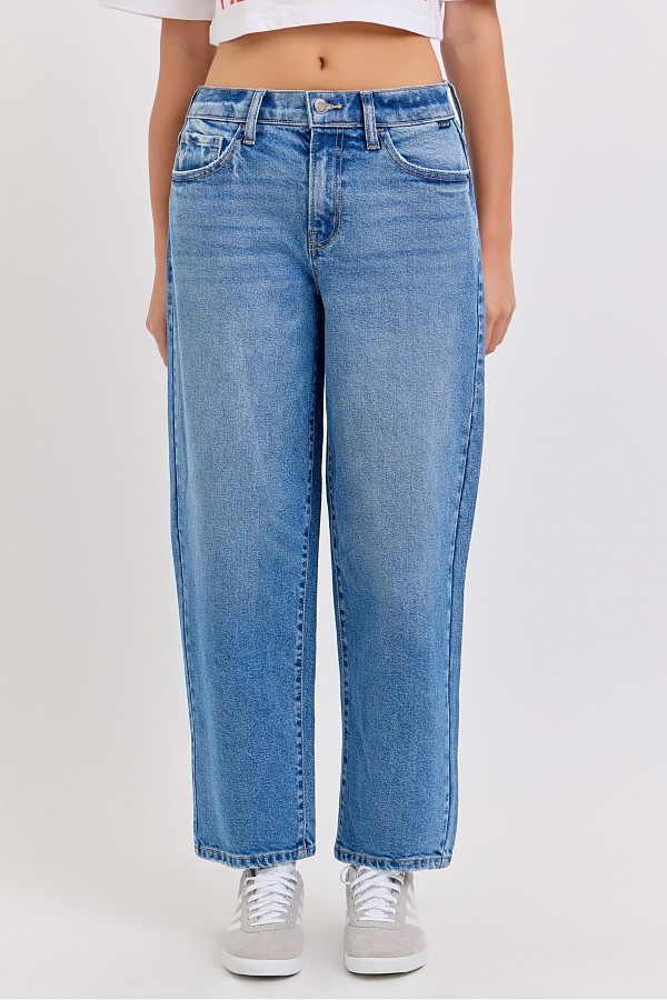 10 1/4" Mid Rise Baggy Dad Jean with 28" Inseam